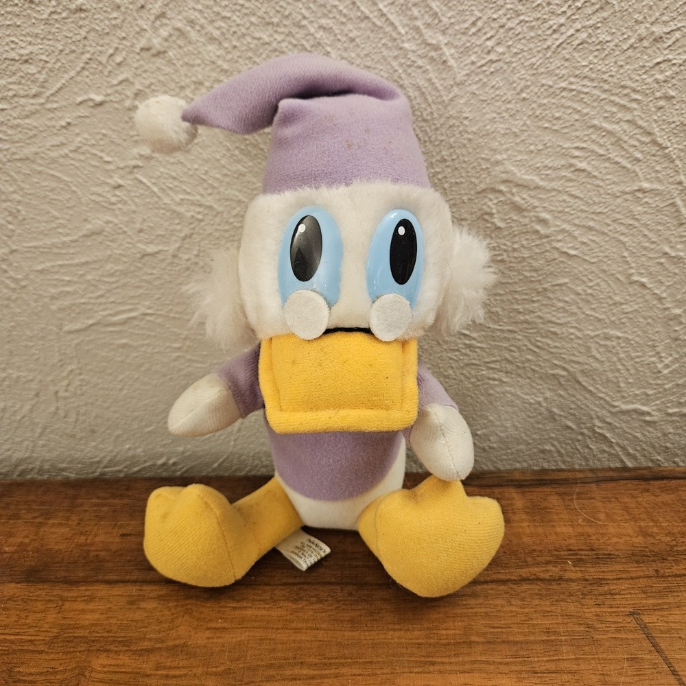 Vintage Disney Mickey's Christmas Carol Scrooge McDuck Plush Stuffed Animal Toy